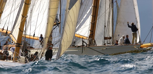 Voiliers lors des Voiles de St Tropez