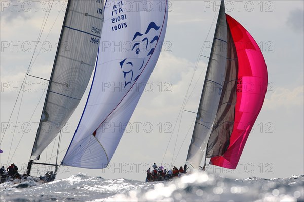 Artémis et Cuordileone pendant les voiles de St Tropez