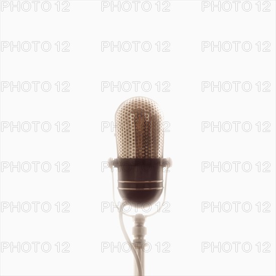 Still life of a microphone.