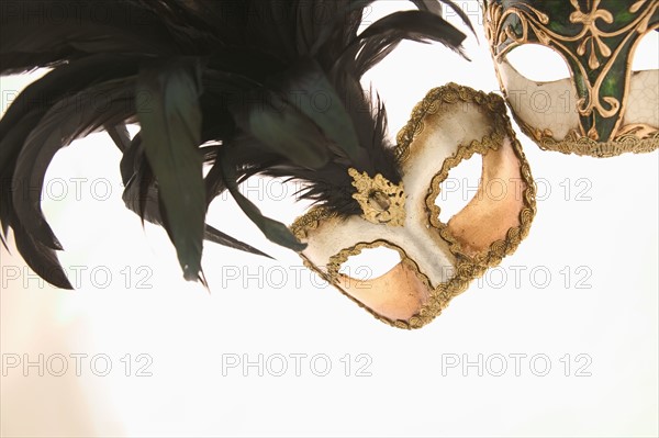 Still life of party masks.