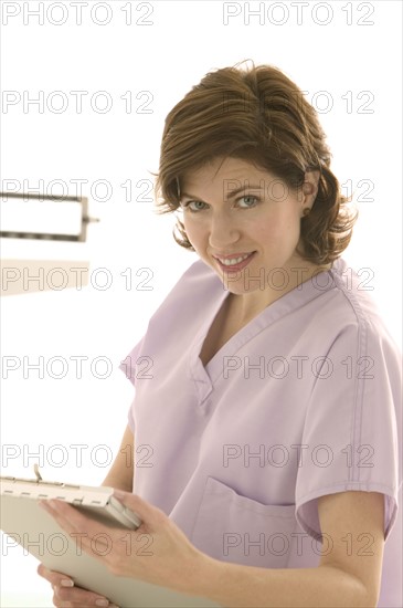 A female medical professional.