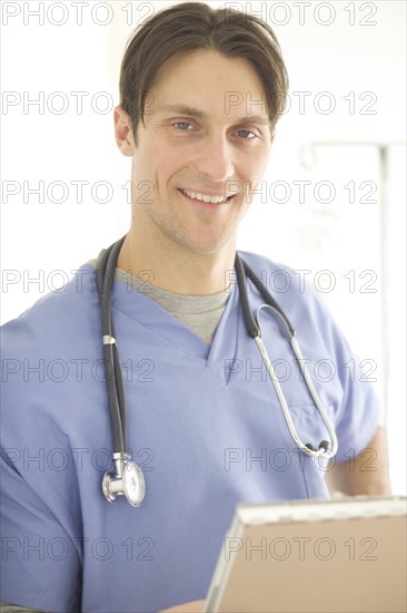 Portrait of a male doctor.