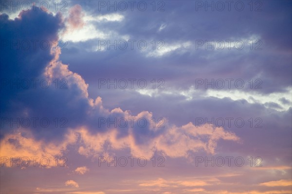 Colorful clouds.