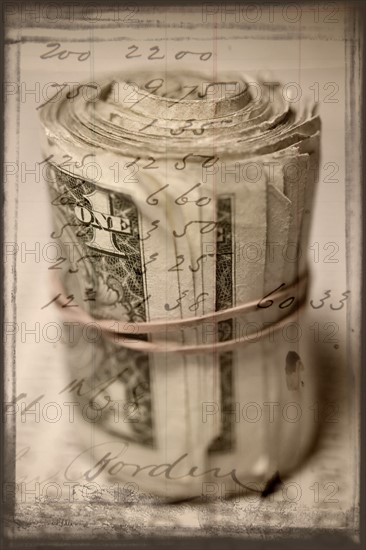 A roll of cash.