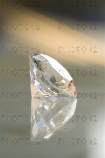 Extreme closeup of a diamond.