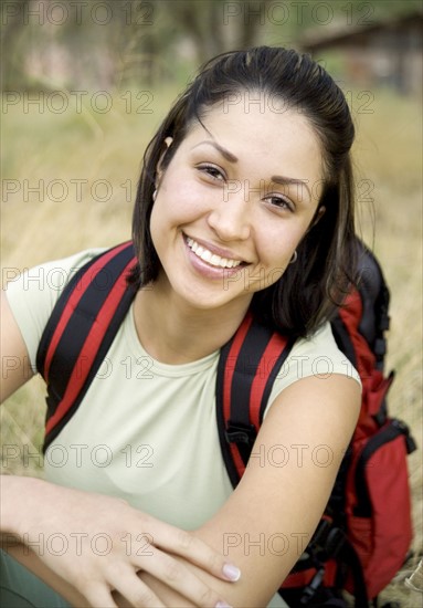 Portrait of a female hiker.