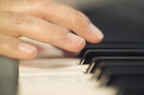 A man playing the piano.