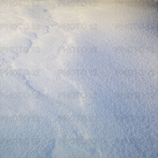 Closeup of snow with texture.