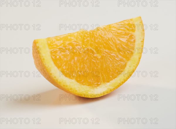 Closeup of orange slice.