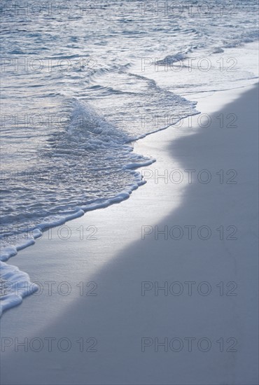 Deserted beach scene.