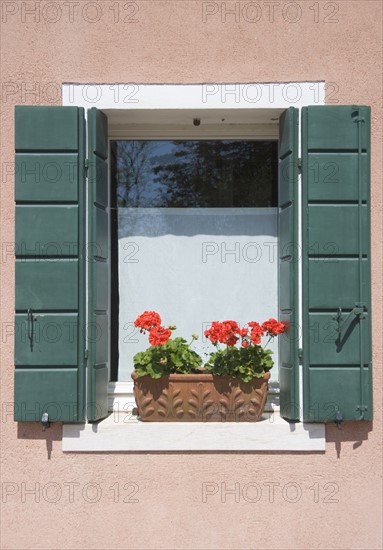 Window box Torcello Italy.