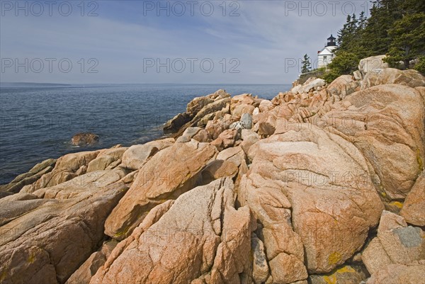 Bar Harbor Lighthouse Acadia Maine.