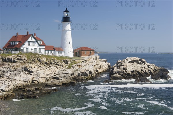 Portland Head Lighthouse Cape Elizabeth Maine.