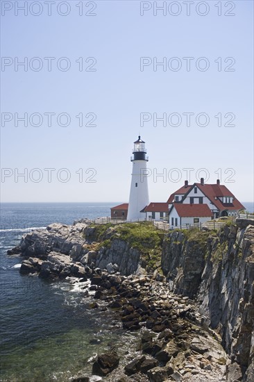 Portland Head Lighthouse Cape Elizabeth Maine.