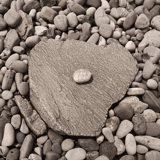 Closeup of stones.