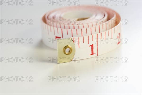 Still life of tape measure.
