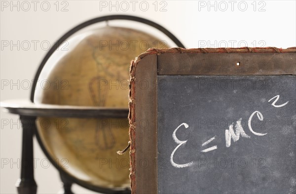 Still life of Einstein's law of relativity.