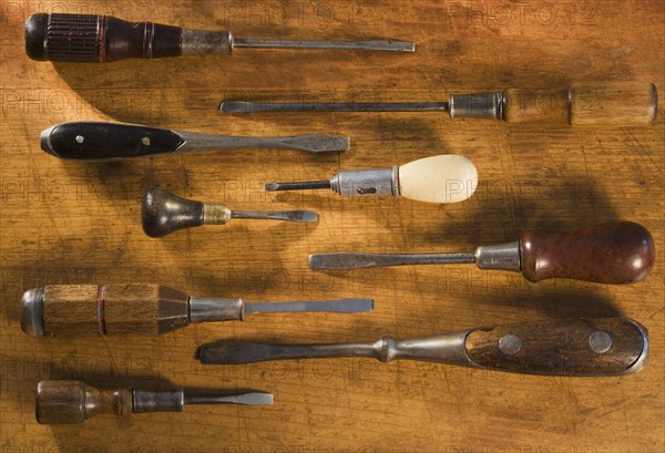 Antique screwdrivers.