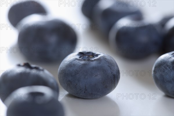 Still life of blueberries.