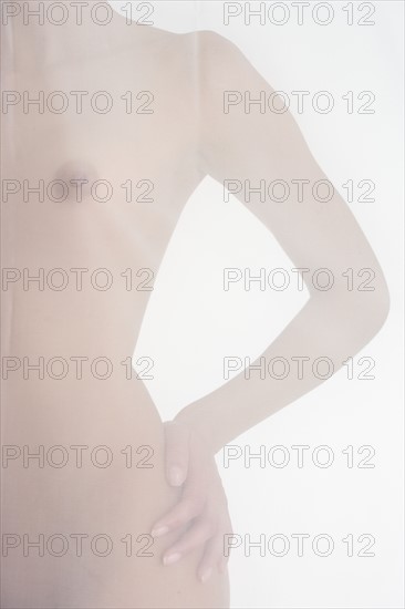 Nude female body.