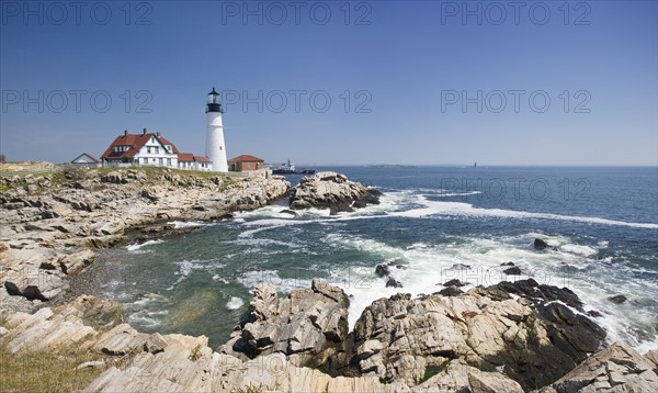 Portland Head Lighthouse Cape Elizabeth Maine.