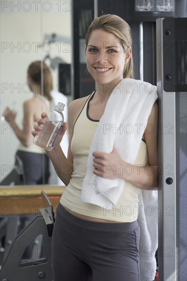 Portrait of woman after workout.