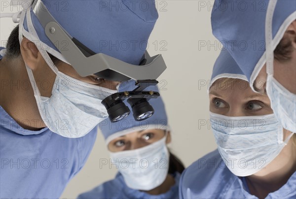 Medical team in surgery.