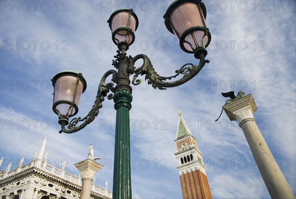 Campanile in the Piazza San Marco Venice Italy.