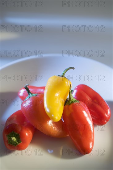 Closeup of peppers.