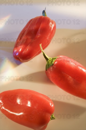 Still life of peppers.