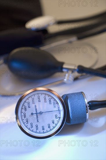 Still life of medical instruments.