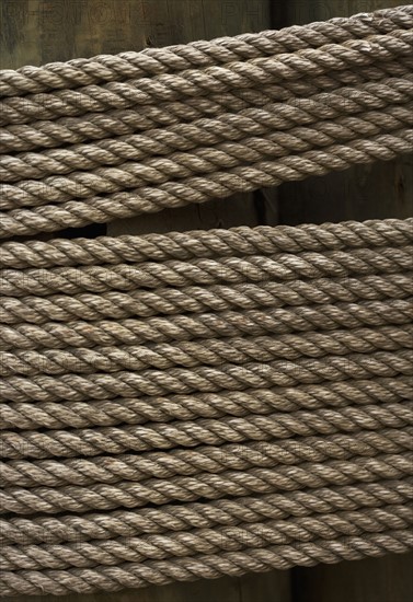 Still life closeup of rope.