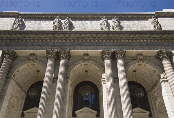 Main Branch of Public Library New York NY.