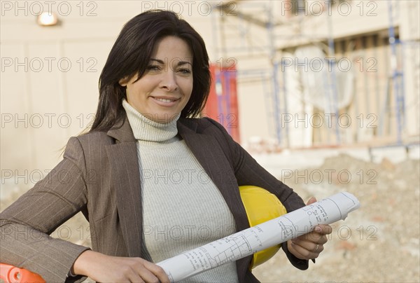 Portrait of female architect.