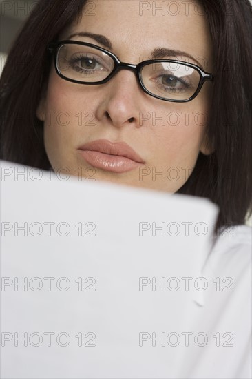 Portrait of woman in office.