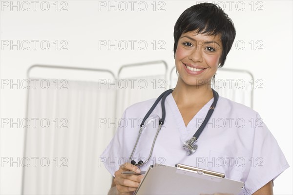 Portrait of female health practitioner.