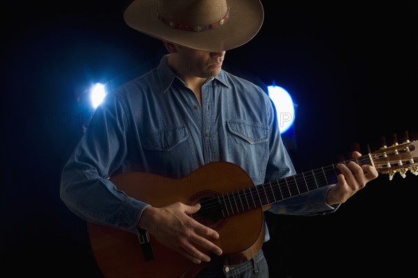 Country singer on stage.