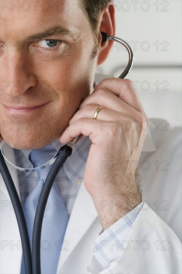 Doctor with stethoscope.