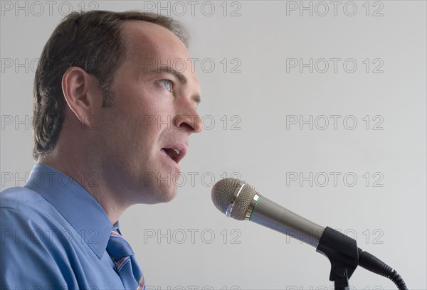 Man giving a speech.