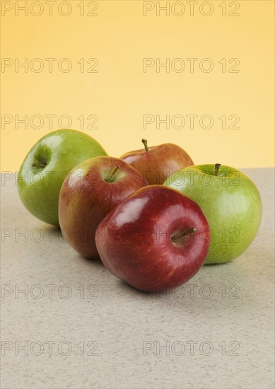 Still life of apples.