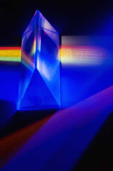 Still life of a prism.