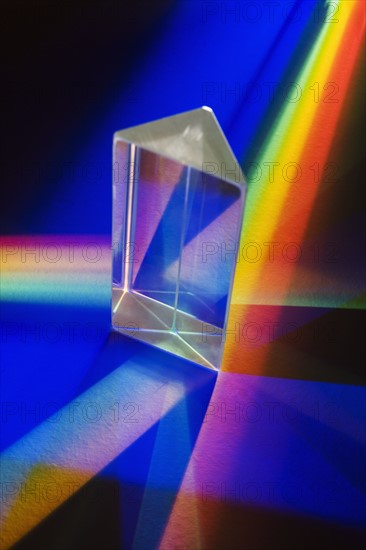 Still life of a prism.