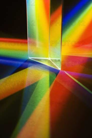 Still life of a prism.