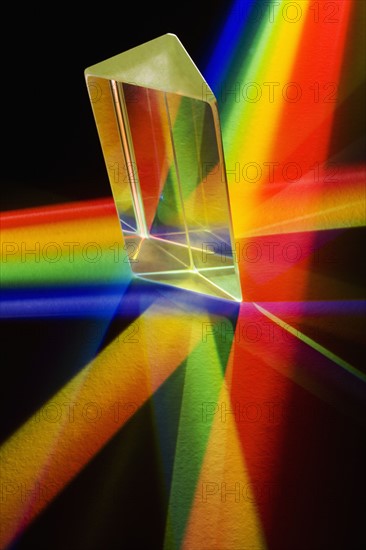 Still life of a prism.