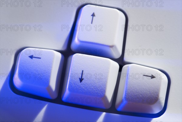 Still life of keys on keyboard.