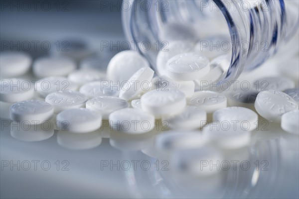 Closeup of prescription drugs.