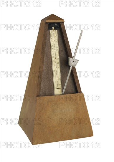 Still life of a metronome.