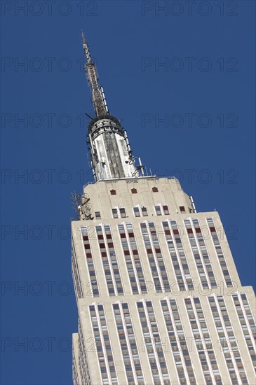 Empire State Building in New York NY.