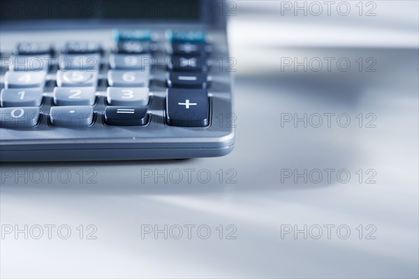 Closeup of a calculator.