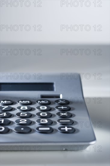 Closeup of a calculator.